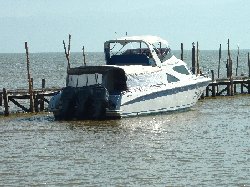 pricy speedboat at the Laem Sok group pier